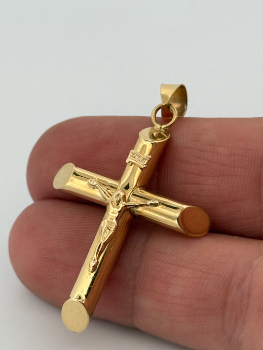 18K Jesus Christ Cross Crucifix