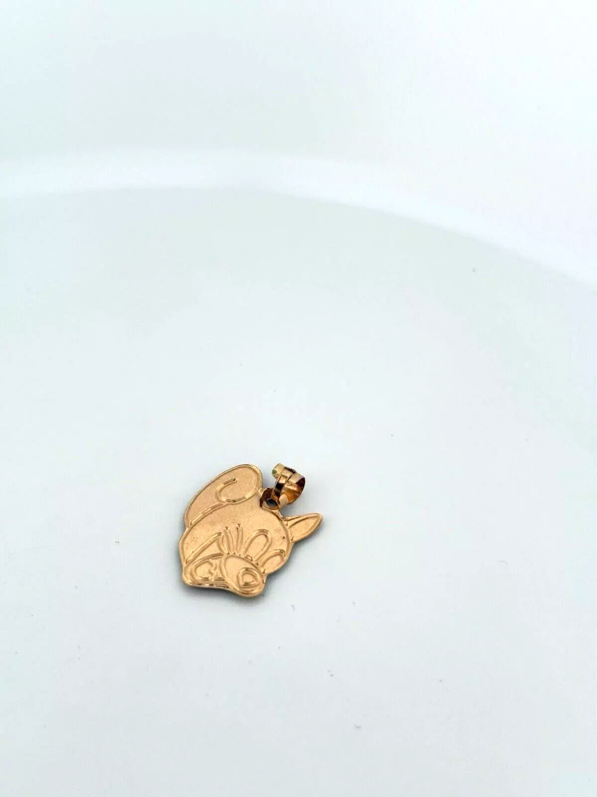 Tom The Cat Pendant 18k 750 Yellow Gold Cartoon Charm