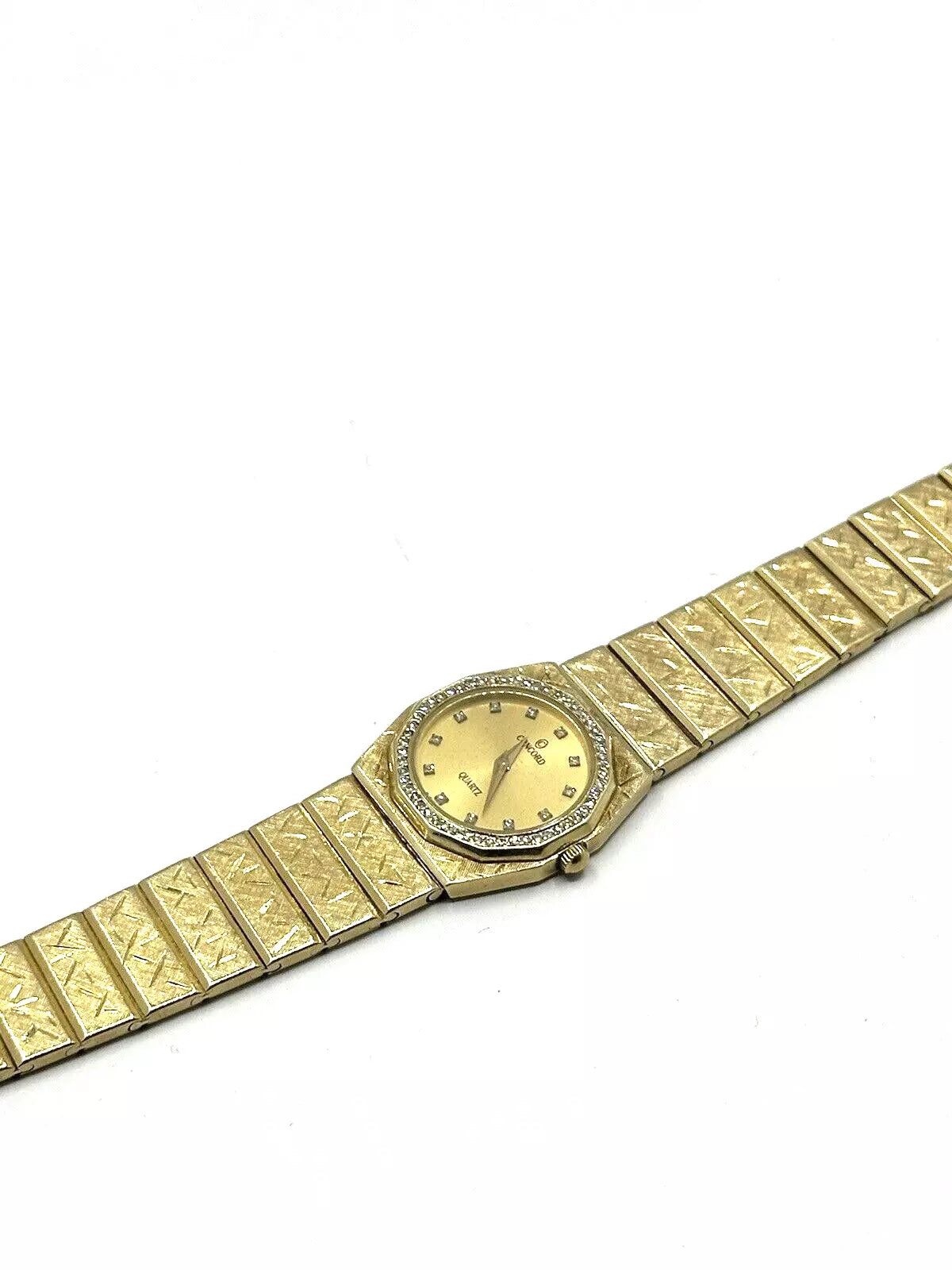 GENUINE CONCORD SOLID 14K DIAMOND MARINER 22MM LADIES WATCH 57 Grams