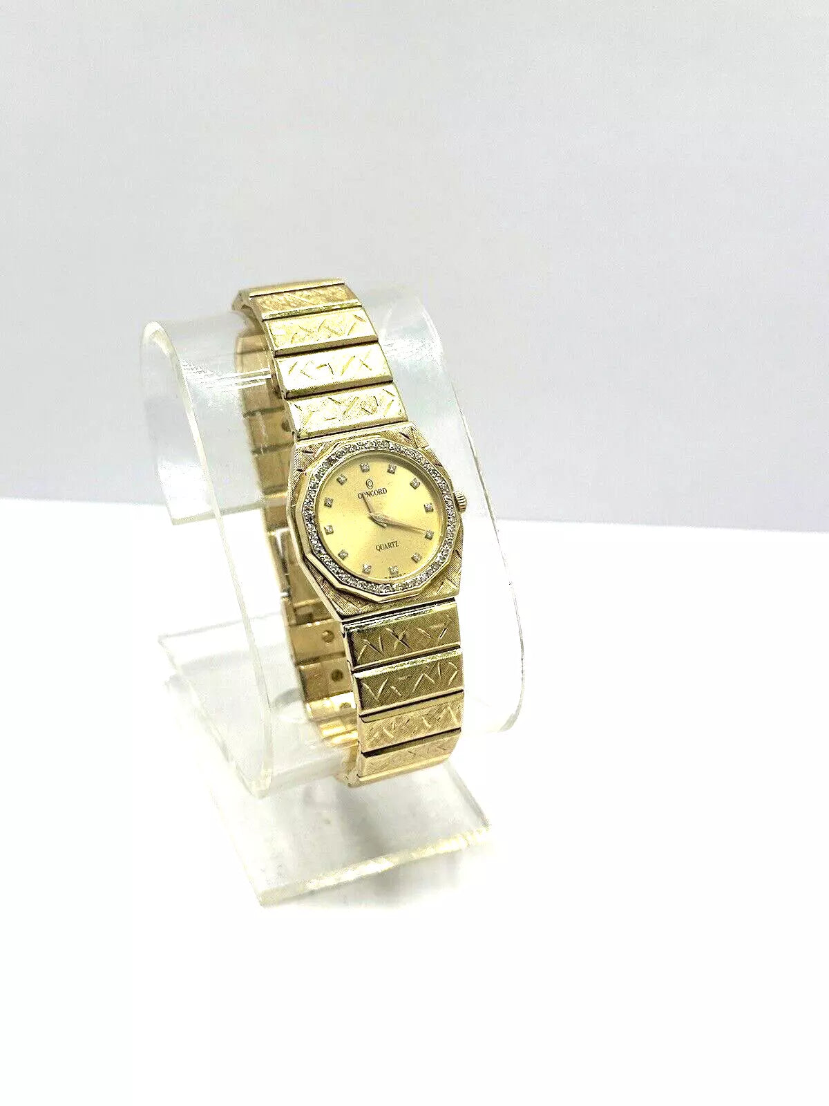 GENUINE CONCORD SOLID 14K DIAMOND MARINER 22MM LADIES WATCH 57 Grams