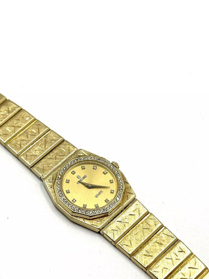 GENUINE CONCORD SOLID 14K DIAMOND MARINER 22MM LADIES WATCH 57 Grams